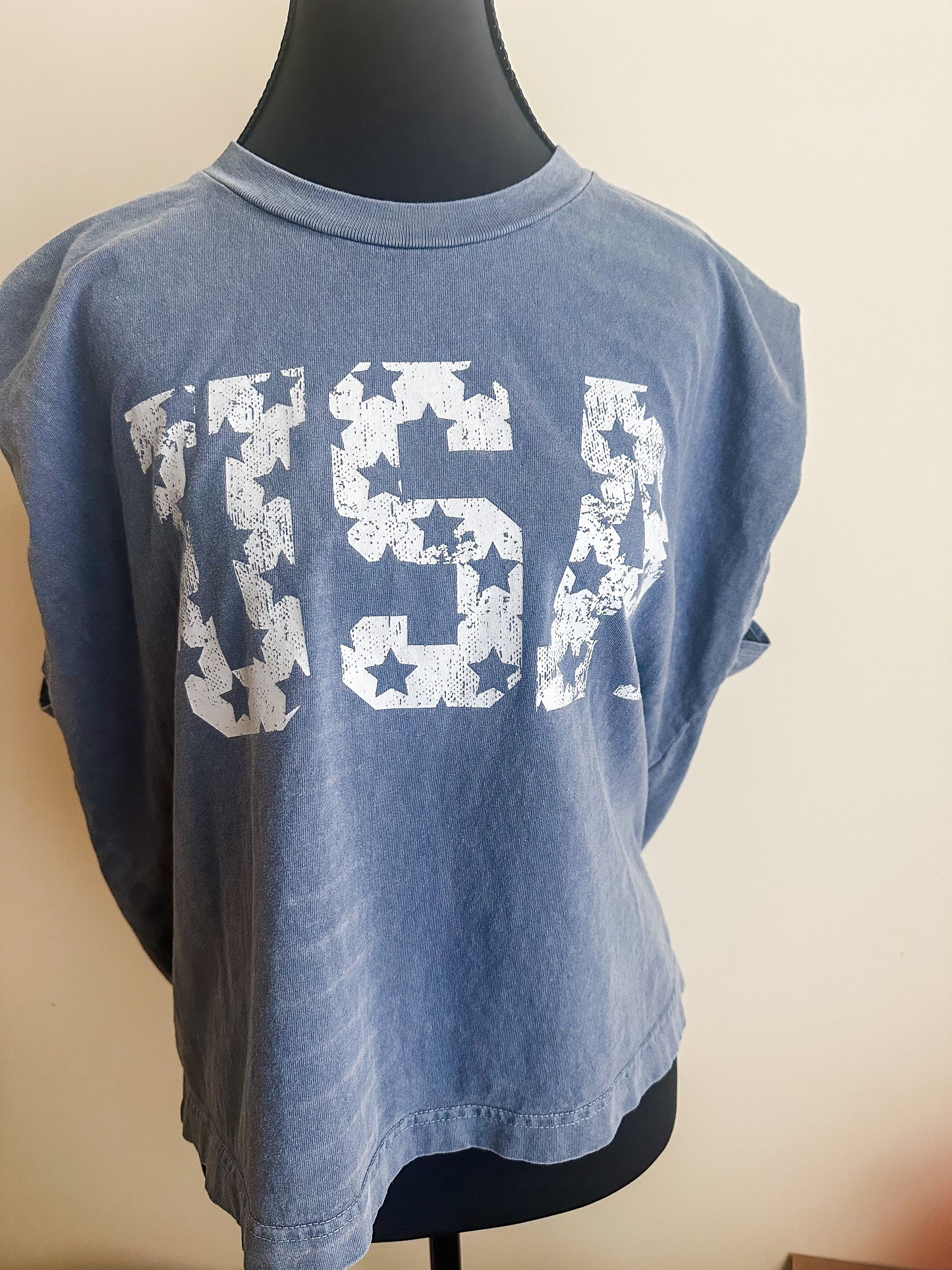 Star USA Cropped Top